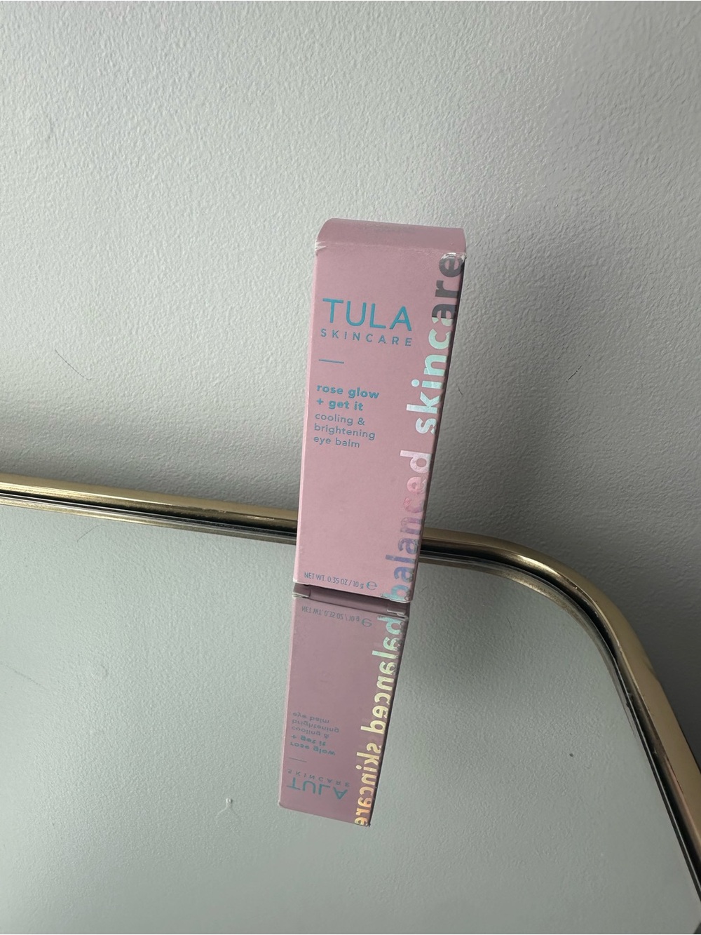 Tula Rose Glow Cooling & Brightening Eye Balm - Pink brand new in box